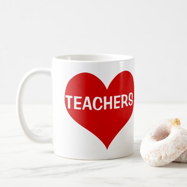 Caneca De Café Amar Professores (Com Donut)