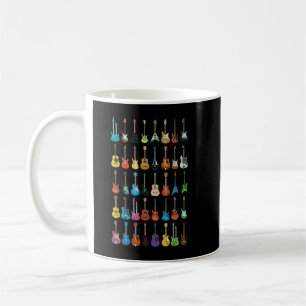 Caneca De Café Amar Violão Diferentes Guitarras Música Engraçada