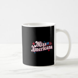 Caneca De Café Amare Box América 4 de julho Miss Retro Americana
