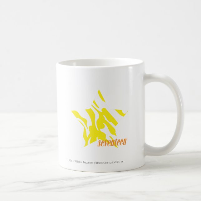 Caneca De Café Amarelo 3 da zebra (Direita)