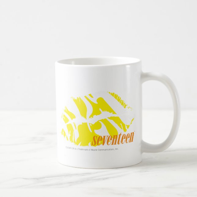 Caneca De Café Amarelo da zebra (Direita)