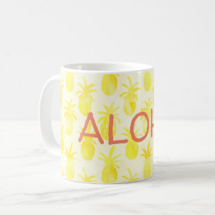 Caneca De Café Amarelo de abacaxi