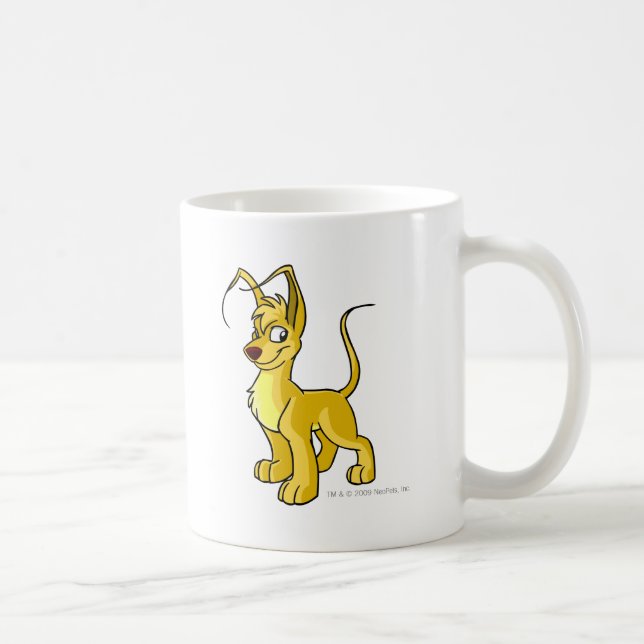 Caneca De Café Amarelo de Gelert (Direita)