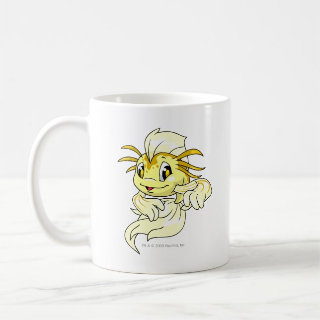 Caneca De Café Amarelo de Koi (Esquerda)