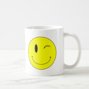 Caneca De Café Amarelo do KRW que pisc a cara