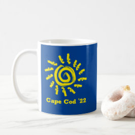 Caneca De Café Amarelo-escuro a frio na mug de Souvenir personali