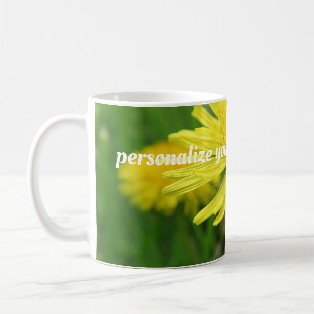 Caneca De Café amarelo, ranúnculo, planta, dente-de-leão, prado, (Esquerda)
