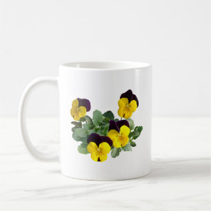 Caneca De Café Amarelo Saltitante de Sorvete de Viola