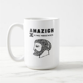 Caneca De Café amazigh rei Massinissa Kabyle algerie Marrocos