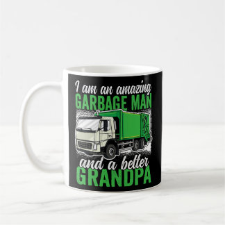 Caneca De Café Amazing Garbage Man and a better Grandpa Garbage
