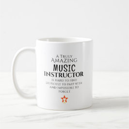 Caneca De Café Amazing Music Instructor Hard To Find Personalized