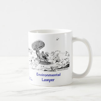 Caneca de café ambiental inoperante do advogado de