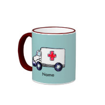 Caneca de café Ambulância Clássica