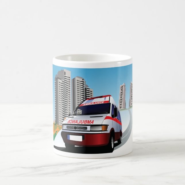 Caneca De Café Ambulância de Emergência no Emergência Médica de C (Centro)