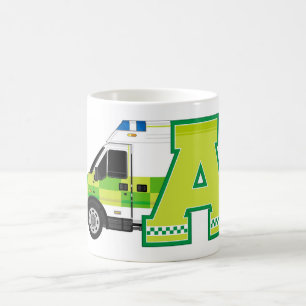 Caneca De Café Ambulância dos desenhos animados