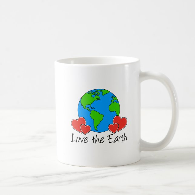 Caneca De Café Ame A Terra Legal Mug (Direita)