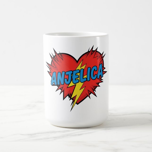 Caneca De Café Ame Anjelica (Centro)