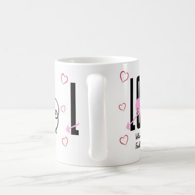 Caneca De Café Ame Dois Corações, Uma Casa (Alça)