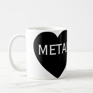 Caneca De Café Ame Heavy Metal