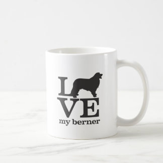 Caneca De Café Ame meu cão de montanha de Bernese