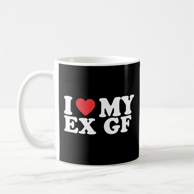 Caneca De Café Ame Meu Ex Namorada (Esquerda)
