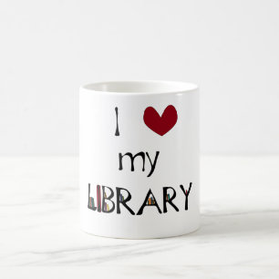 Caneca De Café Ame minha biblioteca