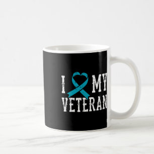 Caneca De Café Ame Minha Ideia De Dosagem De Fita De Fita Teal Fi