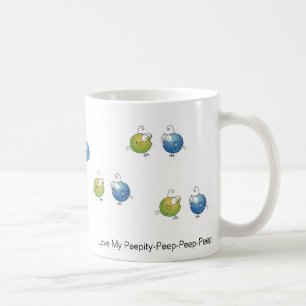 Caneca De Café AME MINHAS ESPREITADELAS! Agrida (Peepity) daqui