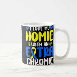 Caneca De Café Ame O Meu Homie Com A Síndrome De Chromie Extra Pa