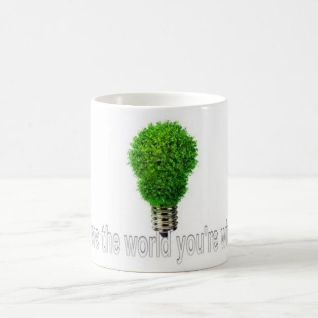 Caneca De Café Ame o mundo em que você está  (Centro)