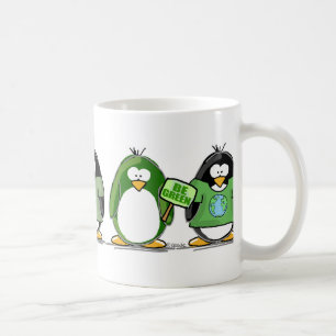 Caneca De Café Ame os pinguins da terra