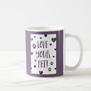 Caneca De Café Ame seu dia de estimação