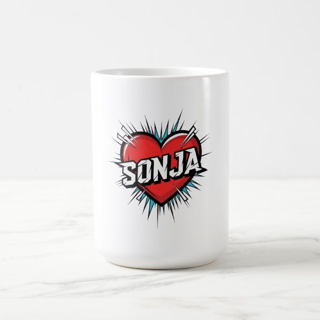 Caneca De Café Ame Sonja (Centro)