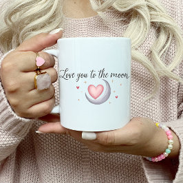 Caneca De Café Ame-te à Lua Mug