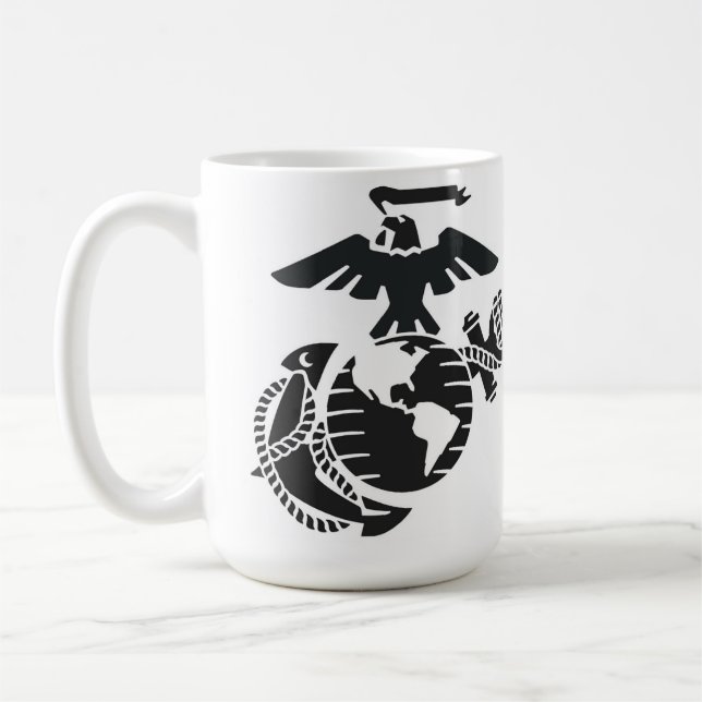 Caneca De Café Ame um fuzileiro naval (Esquerda)