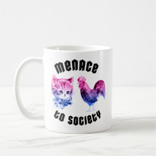 Caneca De Café Ameaça Bissexual à Sociedade