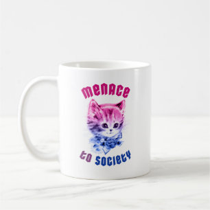 Caneca De Café Ameaça Bissexual Kitty