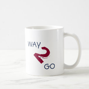 Caneca De Café Ameixa inspirador do azul de WAY2GO