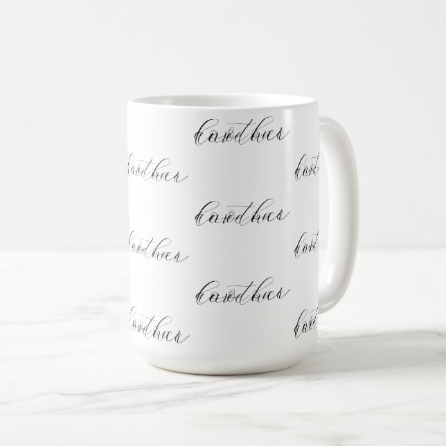 Caneca De Café Amem uns aos outros  (Frente Esquerda)
