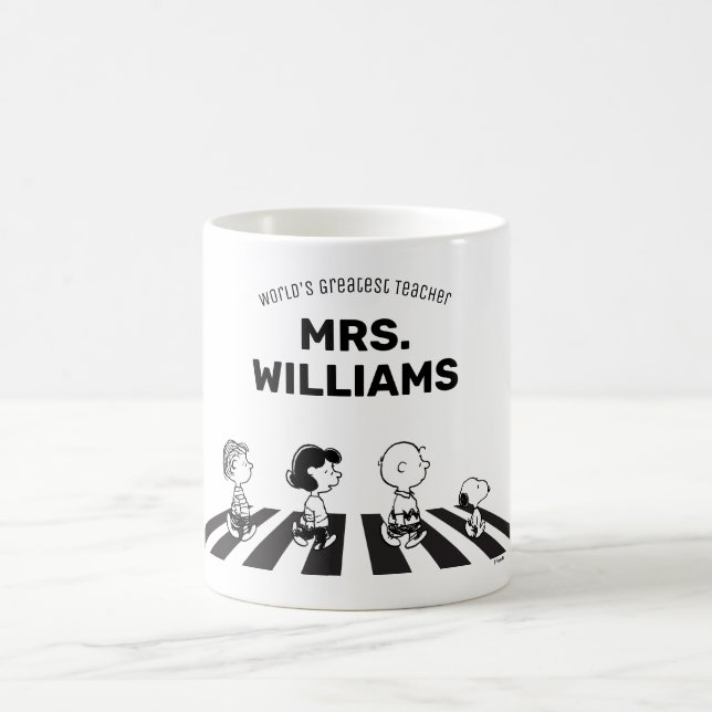 Caneca De Café Amendoins | Camisetas de Rock Maior Professora Per (Centro)