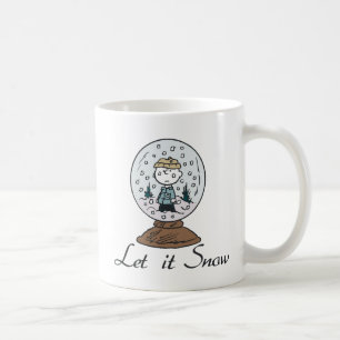 Caneca De Café Amendoins Globo de Neve Charlie Brown