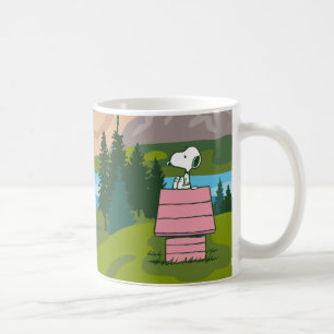 Caneca De Café Amendoins   Snoopy & Woodstock O Excelente No Exte