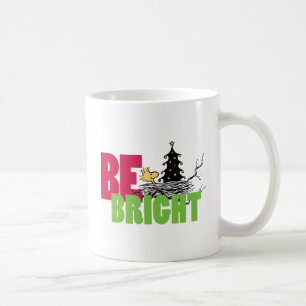 Caneca De Café Amendoins Woodstock Christmas Be Bright