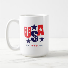 Caneca De Café AMERICA250 Independence Day 1776 - 2026