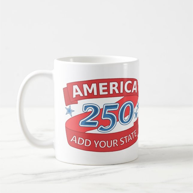 Caneca De Café América 250 Adicionar Aniversário de Independência (Esquerda)