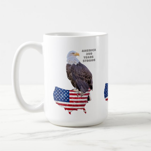 Caneca De Café América 250 anos Forte (Esquerda)