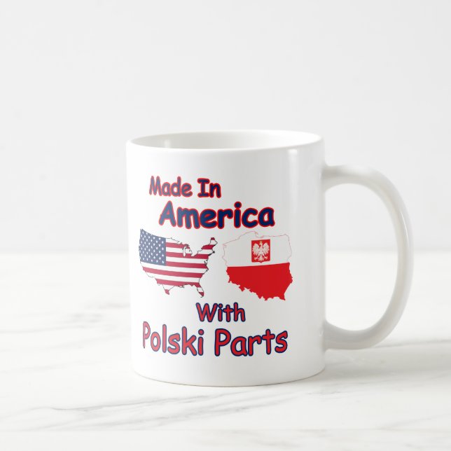 Caneca De Café América com Partes Polski (Direita)