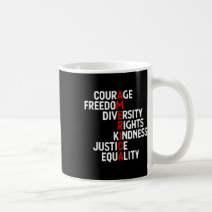 Caneca De Café América Coragem Liberdade Diversidade Direitos Ami