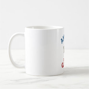 Caneca De Café América É A Camiseta Patriótica de Cowboy Cabra G.