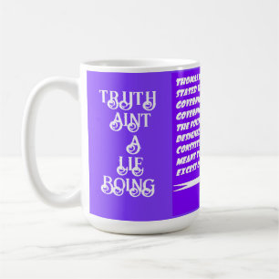 Caneca De Café América e verdade encanam coisas do tipo piada